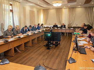 Председатель КСП Вологодской области Ирина Карнакова приняла участие в заседании комитета по бюджету и налогам областного парламента